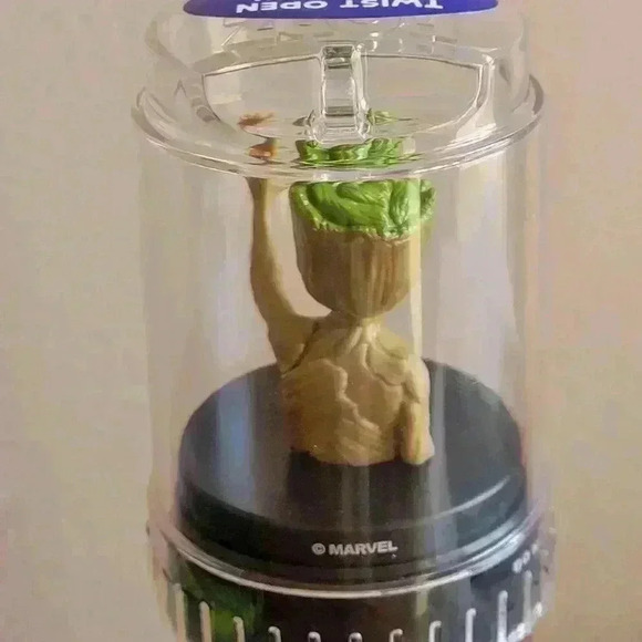 Collectible MANDALORIAN| Baby Yoda & Groot PODZ TOPPER Set of 3 Excellent - Picture 6 of 15